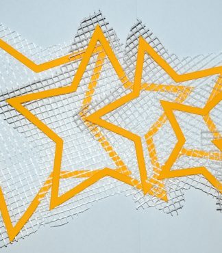 Набор звёздочек формата а5 - декор для жидких обоев Экобарвы